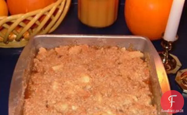 Torta di Crumble di mela e acero