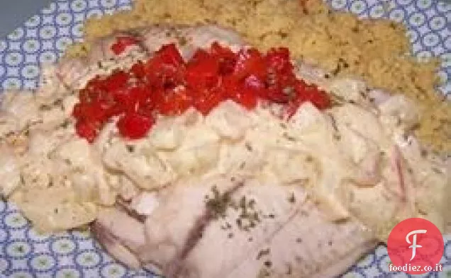 Pesce in camicia con cetrioli