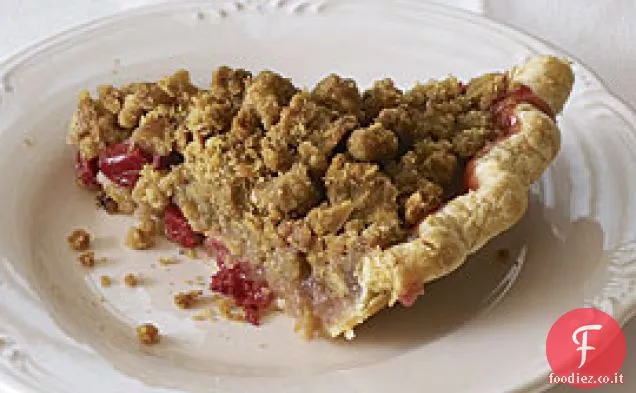 Zenzero-spice Cranberry-apple Streusel Pie