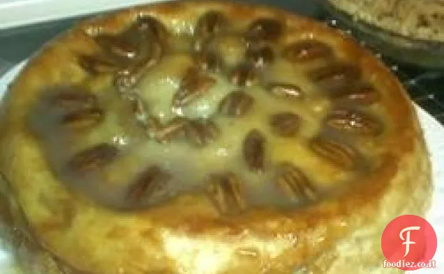 Torta di mele al caramello capovolta