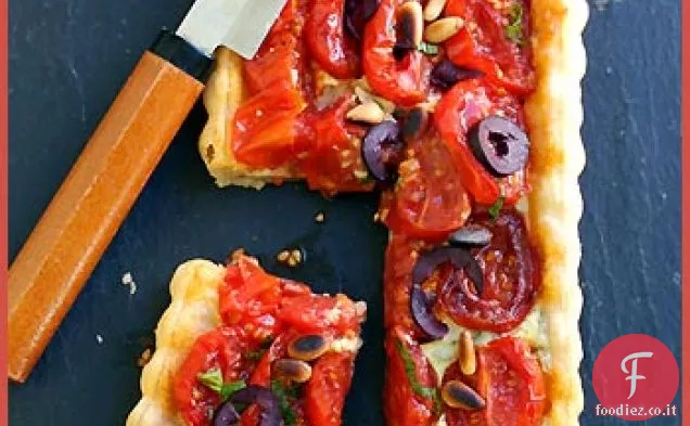 Crostata di pomodorini