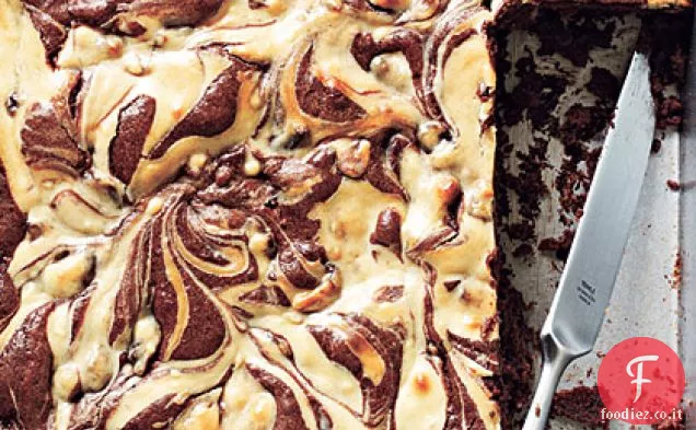 Brownies di cheesecake alla ciliegia