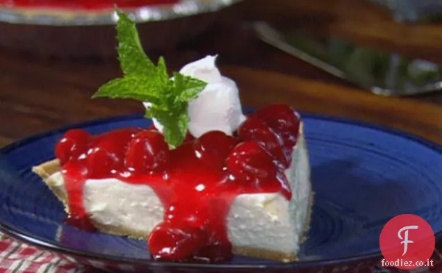 Torta di formaggio alla crema di ciliegie