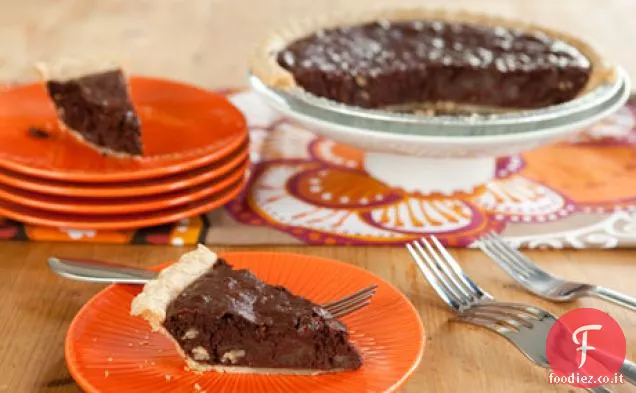 Torta di noci pecan al cioccolato