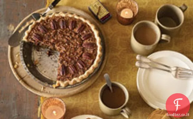 Torta di pecan con crosta di crema di formaggio