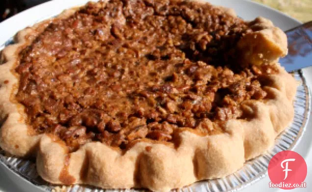 Torta di noci pecan al cioccolato bianco