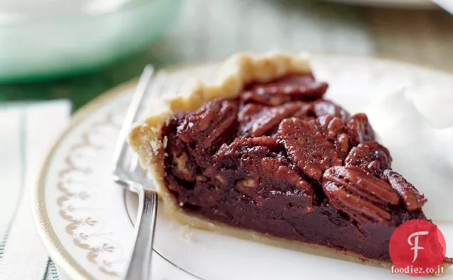 Torta di noci pecan al cioccolato