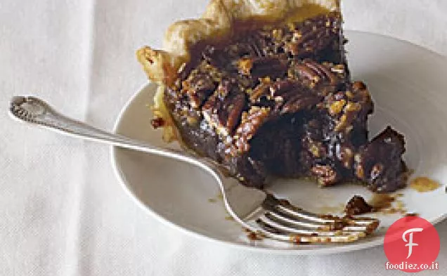 Torta di noci pecan al caffè