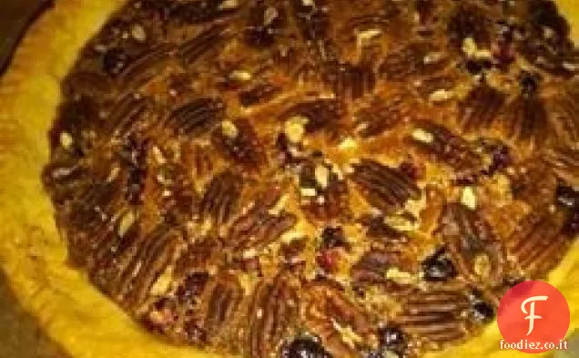 Torta di noci pecan al mirtillo