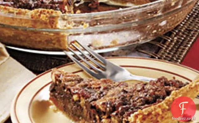 Torta di noci pecan al cioccolato