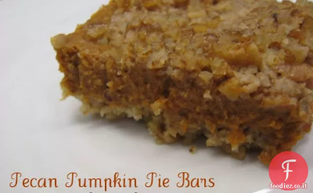 Carrie's Pecan Pumpkin Pie Bars