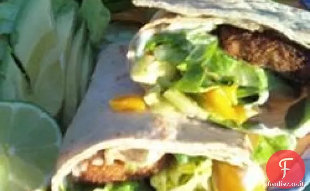 Tacos di pesce con Miele-Cumino Coriandolo Slaw e Chipotle Mayo