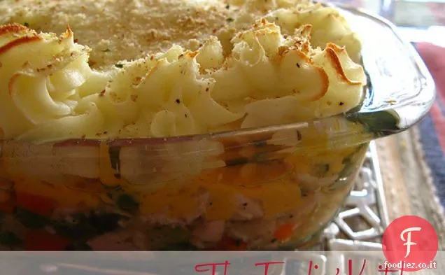 Torta di pastore di pollo