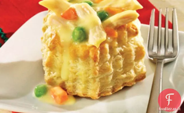 Torte cremose di tacchino