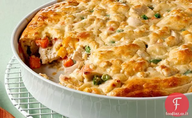 Torta di pollo salata