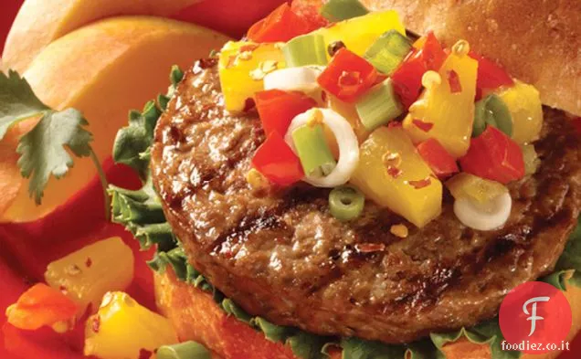 Hamburger di salsa tropicale
