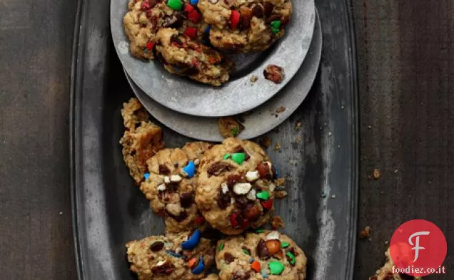 Pretzel M & M Biscotti di farina d'avena
