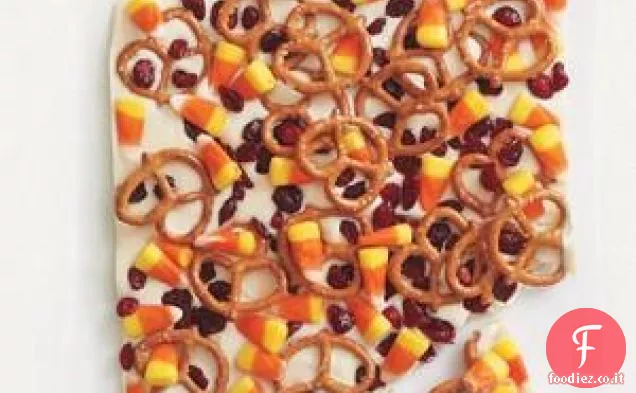 Caramelle di mais e corteccia di Pretzel