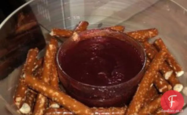 Salsa di Pretzel rosso rubino