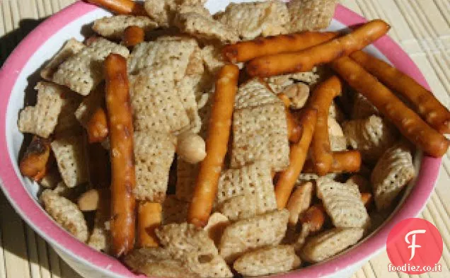 Crockpot Chex partito Mix Ricetta