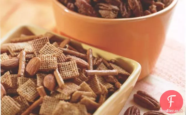 Mix di snack glassati alla senape