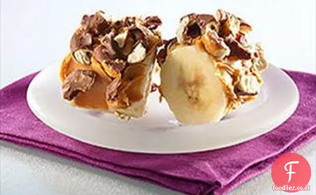 Burro di arachidi congelato Morsi di banana