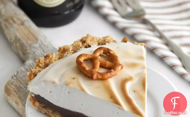 Torta al cioccolato Guinness dolce e salata con birra Marshmallow Me