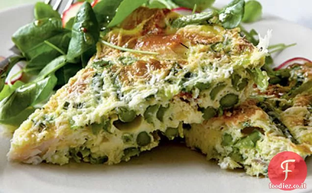 Frittata di Asparagi e Trota affumicata