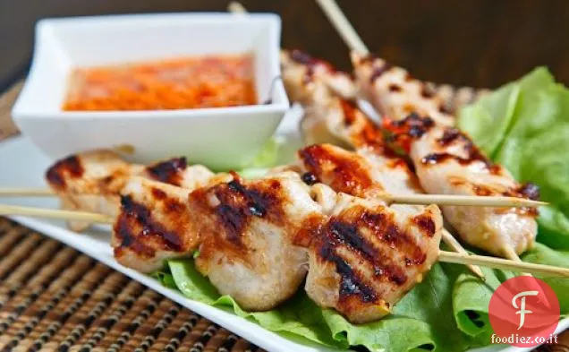 Pollo alla citronella alla griglia