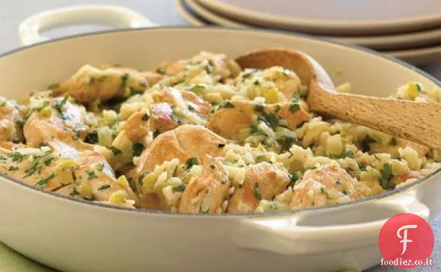 Pollo con riso al formaggio Cile