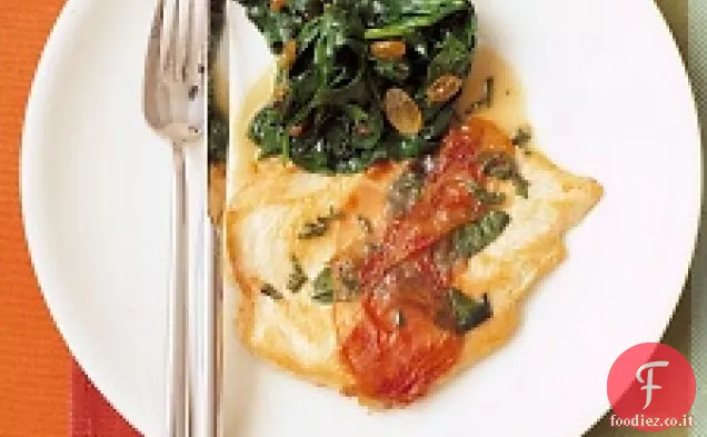 Pollo con Prosciutto e Salvia
