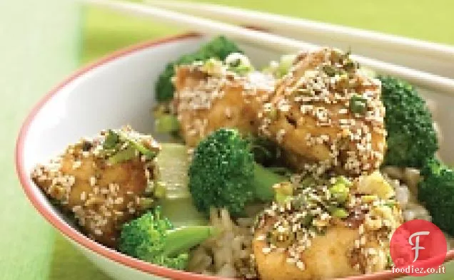 Pollo al sesamo più leggero