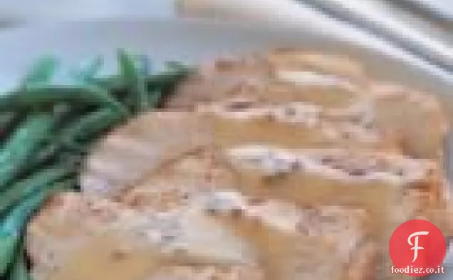 Pollo scottato in padella con salsa di senape