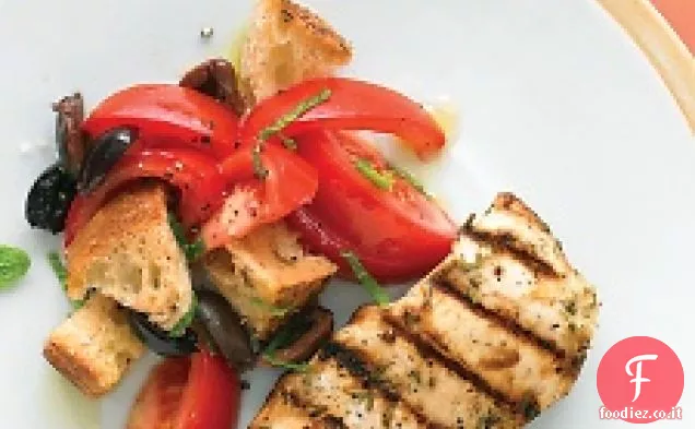 Latticello e pollo marinato alle erbe