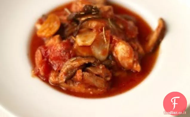 Pollo in stile cacciatore