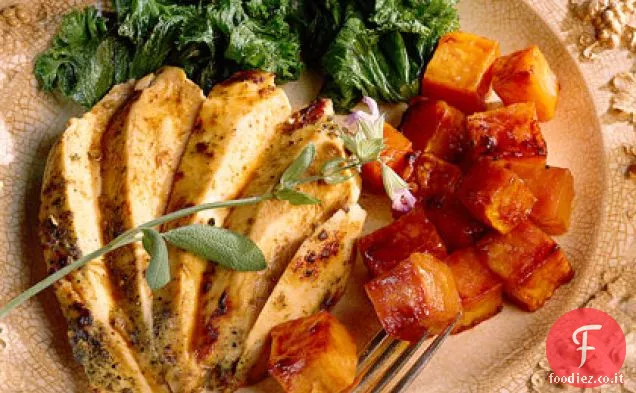 Pollo al pepe e salvia