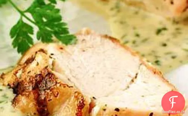 Pollo con Chardonnay ed Erbe Fresche
