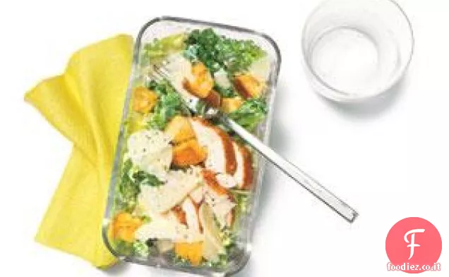Insalata Caesar di pollo veloce