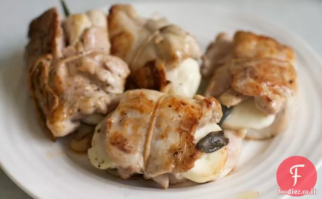 Cosce di Pollo con Zucchine, Halloumi e Miele