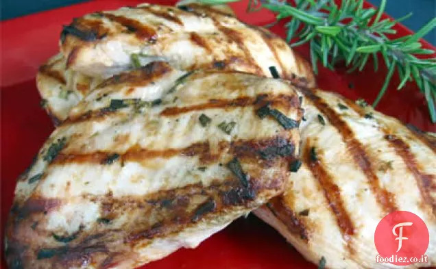 Pollo marinato alle erbe di limone