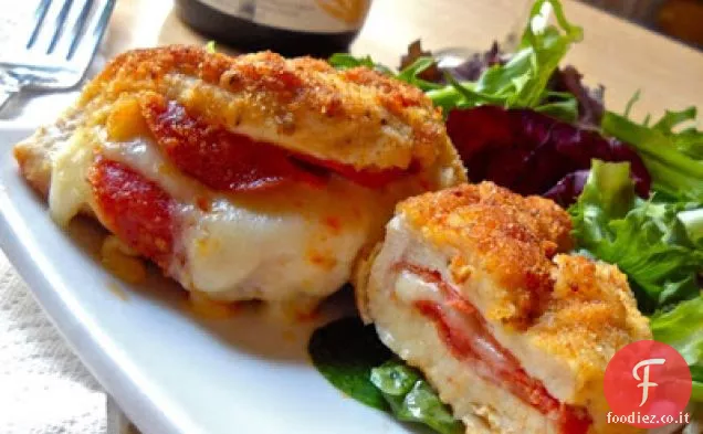 Peperoni ripieni di pollo