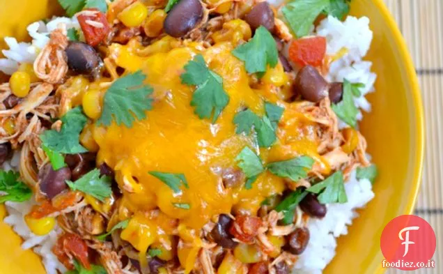 Ciotole di pollo Taco