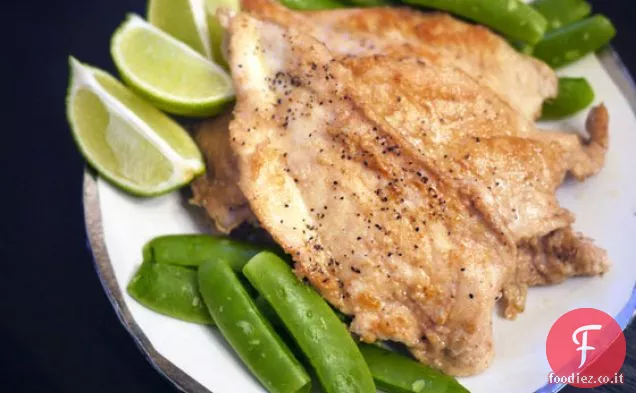 Cinque cotolette di pollo alle spezie
