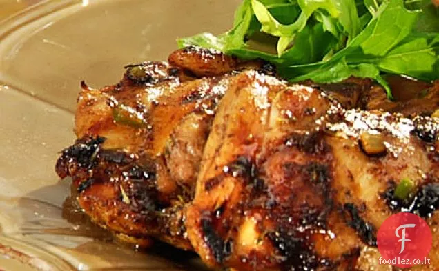 Cosce di pollo speziate giamaicane