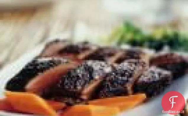 Petto d'anatra affumicato al tè