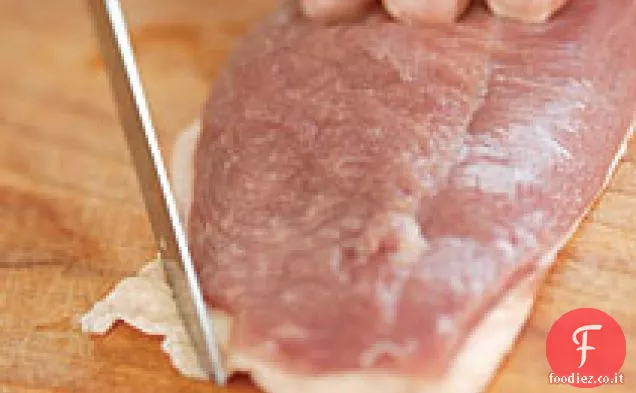 Petti d'anatra arrostiti in padella con salsa di sherry, miele e timo