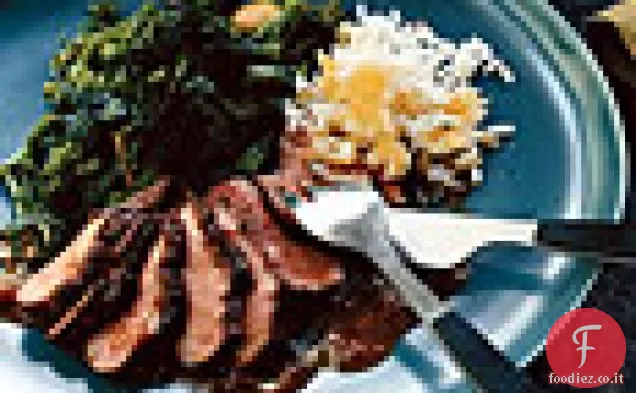 Petti d'anatra alla griglia con salsa all'arancia Chipotle