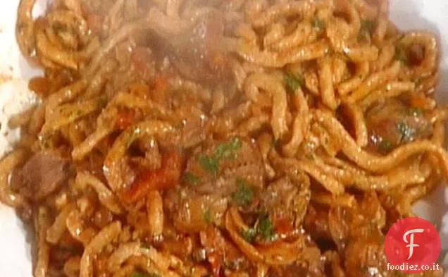 Bigoli con Ragù d'Anatra