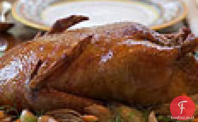 Anatra Arrosto lento con Sugo di Olive e Aglio-Finocchio Confit