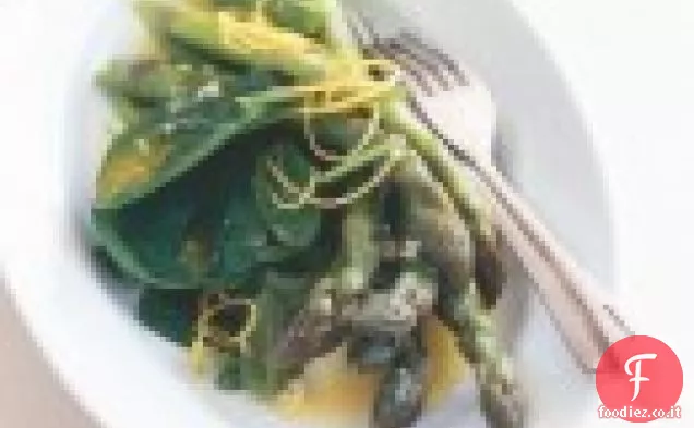 Insalata di anatra barbecue con salsa di zucchero di palma